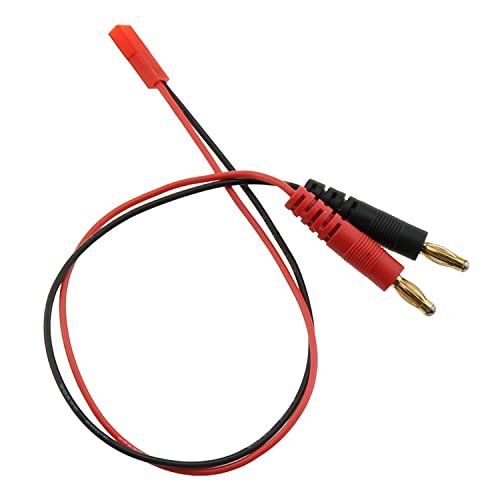 ZZHXSM JST Male to 4mm Banana Plug Battery RC Balanced Charging Cable Connector Adaptor Lead Cable 30CM 20AWG for dat rc