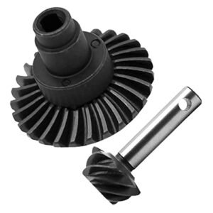 RCMYou RC Overdrive Gear 8T/27T Upgrades Part for Capra SCX10 III SCX10 II,Steel Bevel Gear,Heavy Duty Helical Cut Tooth Rc Hops Up Accessory