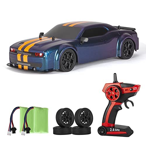 iBliver Custom RC Cars Drift 1:14 Scale Remote Control Car 4WD High Speed 28km/h Racing Toy for Boys Kids