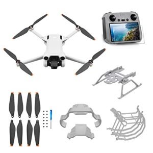 Ainiv Propeller Guard and Landing Gear Set for DJI Mini 3 Pro 5 Piece