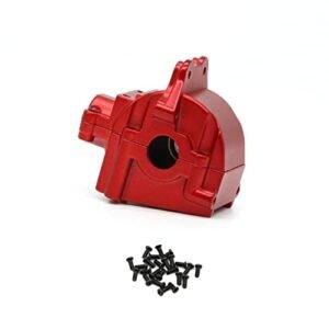 GatherTOOL Metal Wave Box Gear Box for Taiyo RC Hovercraft and WLtoys 144001 124016 124017 124018 124019 RC Cars Spare Parts Red