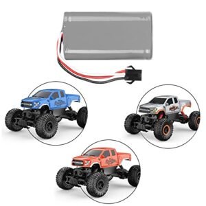 DOUBLE E 7.4V 900Mah NiMH Rechargeable Battery with USB Charger Cable Compatible with RC Ford F250