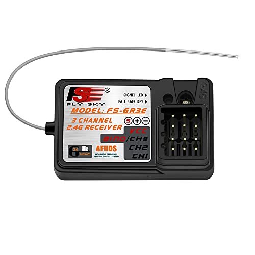Flysky GR3E Receiver 2.4G 3CH for RC Boat Fuel Systems Compatible with Flysky FS GT2 GT2B GT3B GT3C FZ IT4S Transmitters
