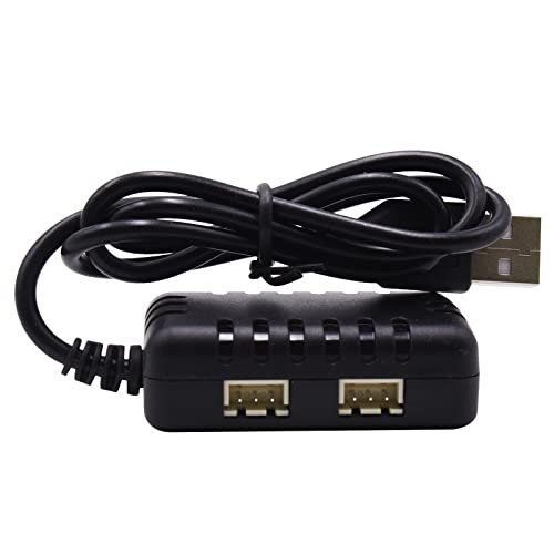 Blomiky 2S 7.4V 1000mA Li ion Li po Battery Balance Charger Cable for RC Helicopter Cars Trucks Airplanes 2S Lipo Battery 7.4V 1 to 2