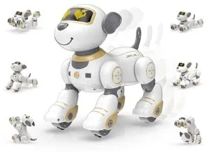Dimei 9007a Intelligent RC Robot Dog Toy Smart Interactive Programmable Robotic Puppy with Follow Touch Function and Music for Kids