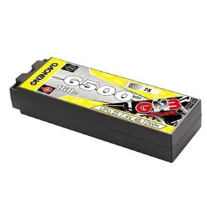 GAONENG GNB 6500MAH 2S HV 7.4V 160C 5.0mm Bullet Hard Case RC LiPo Battery 1:10 1:12 Scale RC Race Car