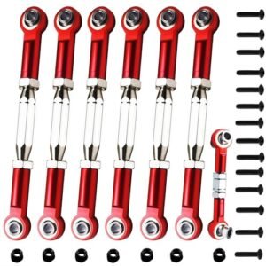 XZSNLYZ Metal Turnbuckles Camber Link Upgrade for Traxxas Nitro Stampede RC Truck Slash Rustler Hoss Bandit VXL Models