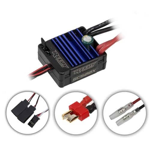 Team Associated Reedy SC500X Brushed ESC ASC27013 Electric RC Motors with Dual Auxiliary Power Leads