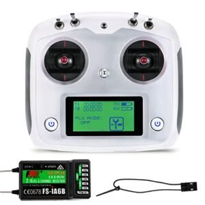 Flysky FS i6S Transmitter with FS iA6B Receiver for Kingco Hunter RC Quadcopter 2.4G AFHDS 2A 10CH Touchscreen Radio Controller