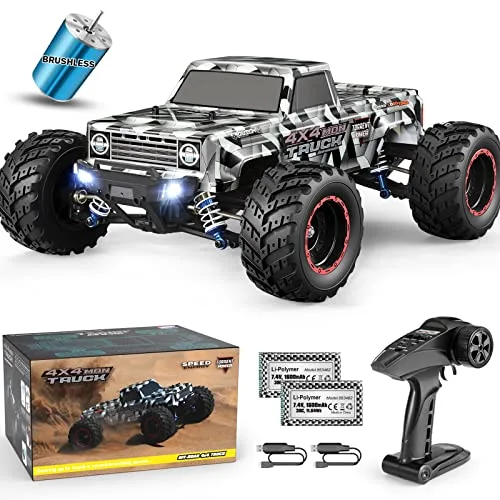 HAIBOXING 1/12 Scale Brushless Hobby Grade RC Monster Truck 903A 4X4 Off Road Fast Remote Control 55KM H Top Speed RTR Vehicle for Adults and Boys