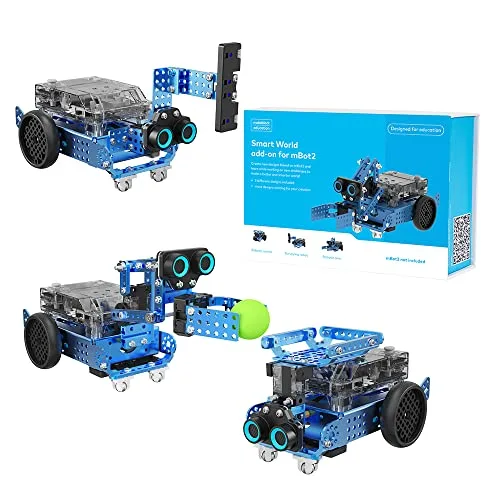 Makeblock Smart World 3 in 1 Add on Pack for mBot2 Programmable Robot Car Toy Transform Your Jurassic World RC Car Experience