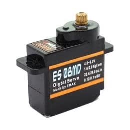 EMX SV 0276 ES08MD II 13g Mini Metal Gear Digital Servo Ideal for Wing Bags RC Plane and Robotics