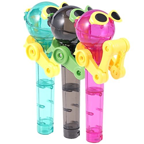 Ibasenice Children Lollipop Candy Storage 3pcs Robot Holder Toy for Kids Birthday Parties