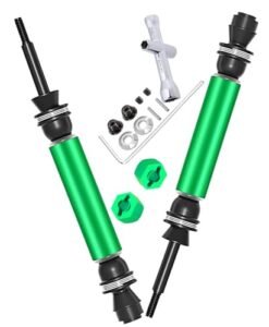 2pcs Upgraded Rear Drive Shaft CVD for 1/10 Slash 2WD 4x4 VXL Platinum Ultimate Rustler VXL 4X4 2WD Stampede VXL 4X4 2WD Hoss VXL ARRCat RC Hop Ups Parts Green More Power RC Airplanes Wikipedia