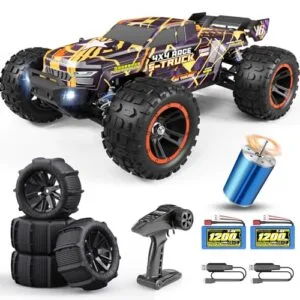 HAIBOXING Brushless RC Car 16890A 1/16 Scale 4X4 Fast Remote Control Truck with Sand Tires for RC Cars 48 KM/H Top Speed All Terrain Off Road Truck