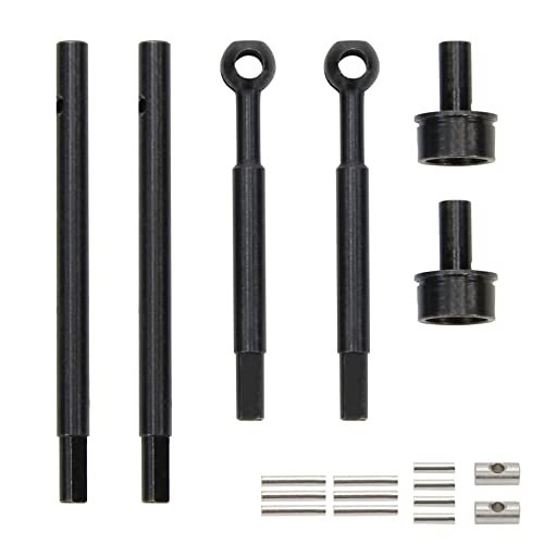 RCAWD Front Rear CVD Drive Shaft and Axle Upgrade Kit for FMS 1/24 FCX24 Crawlers