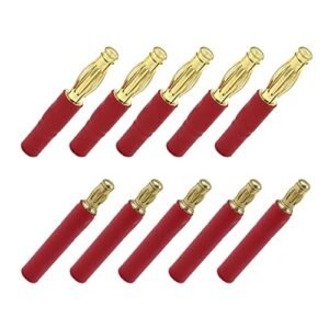 5Pairs 3.5mm to 4mm Bullet Connector Adapter for Thingiverse RC Boat ESC Motor Gold Plug No Wire