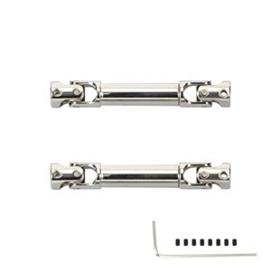 RCAWD Center Drive Shaft U Joint Spline for Art Tech Com RC Hobby FMS EAZYRC ROC Hobby FCX24 1 24 Crawlers Upgrades Length Adjustable Axle Parts