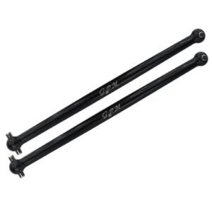 GPM Arrma 1/7 LIMITLESS V2 Speed Bash Roller ARA7116V2 Upgrade Parts 4140 Carbon Steel Center Dog Bone 2Pc Set Black