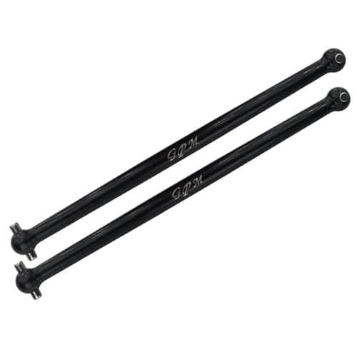 GPM Arrma 1/7 LIMITLESS V2 Speed Bash Roller ARA7116V2 Upgrade Parts 4140 Carbon Steel Center Dog Bone 2Pc Set Black