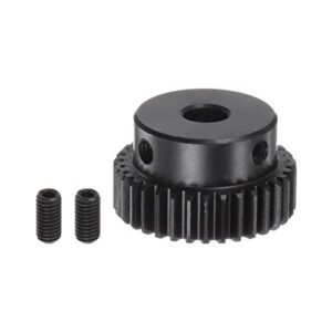 HARFINGTON Ro Ghoul Code RC Spur Gear 34T Mod 1 45 Steel 8mm Bore Pinion Gear for RC Car and Electric Grinder