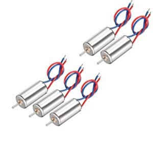 Ramy RC Plans 7mmx16mm Coreless Micro DC Motor 1.5 3.7V 50000RPM for Airplane Model RC Toys Pack of 5