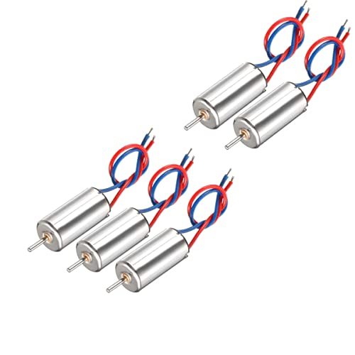 Ramy RC Plans 7mmx16mm Coreless Micro DC Motor 1.5 3.7V 50000RPM for Airplane Model RC Toys Pack of 5