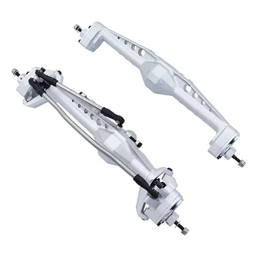 Axial Capra 1.9 CNC Machined Aluminum Integrated Front Rear Portal Axle Anodized Silver AXI03004 AXI03000T1 T2 Buggy F9 Parts
