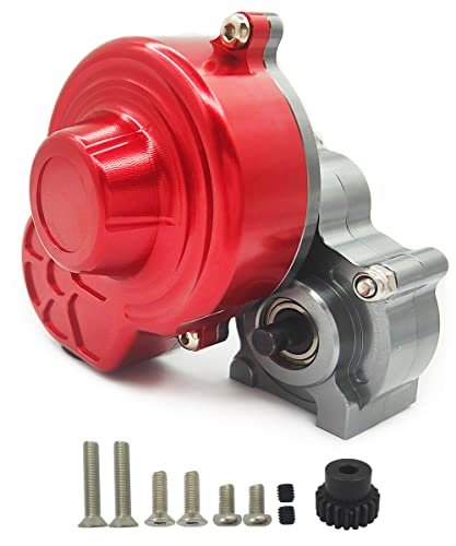 Golden Arrow RC Car Parts HOPLEX 1/10 RC Transmission Case Gearbox Aluminum Alloy Complete Gearbox for SCX10 SCX10 II 90047 RC Crawler Car