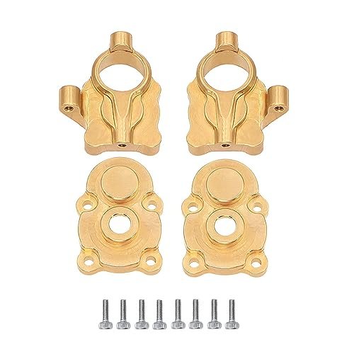 Maxis Rodeo Tokin RC Car Parts FMS FCX24 Brass Portal Axle Counterweight for 1/24 Model Car Remote Crawler Upgrade Front Steering Group