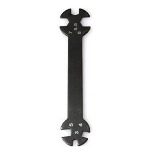 RLECS 6 in 1 Multi Function Tool for RC Car Turnbuckles Nuts Sizes 3 4 5 5.5 7 8MM