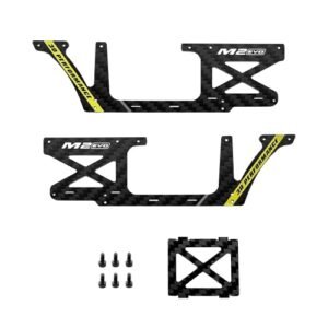 OMPHOBBY M2 EVO Helicopter Fuselage Carbon Panel Set Yellow OSHM2326Y Original Replacement for OMP RC Planes