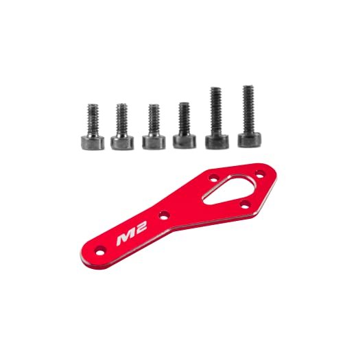 OMPHOBBY M2 EVO RC Helicopter San Diego Tail Motor Reinforcement Plate Set Red OSHM2318R Original Replacement