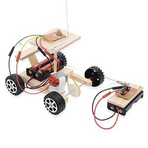 Alomejor 4WD DIY RC Climbing Vehicle Toy Set for Kids Educational STEM Gift