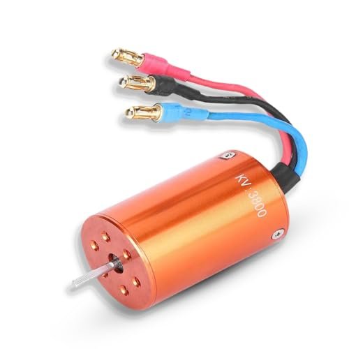 PPB Skater RC Boat Brushless Motor 3800KV High Speed Waterproof Crawler Motor for 1/12 1/14 Scale Models