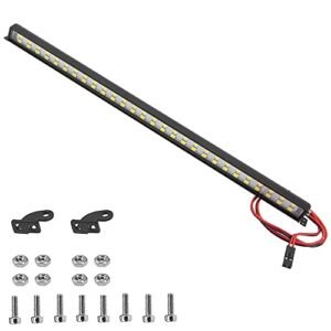 ShareGoo 9.05 Inch 56LED Roof Light Bar for Best RTR RC Drag Car Axial SCX6 Trail Honcho 4WD RTR JLU Wrangler 1/6 RC Crawler