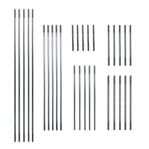 AONTOKY 30Pcs M3 Pushrod Connector 304 Stainless Steel Rod Linkage Buy RC Airplane Parts for Model Helicopter Boat Car DIY
