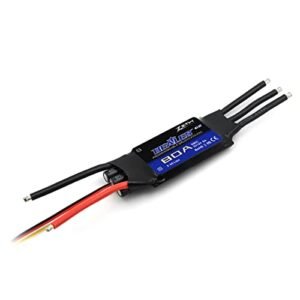 ZTW Beatles G2 80A ESC with SBEC Output 8A 5.6V for Assassin RC Wing Fixed Wing Airplane 2 6S DIY Project
