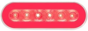 Optronics STL111RC1224B LED Tail Light for RC Dirt Oval Bodies PL3 Clear 12 24V Pack of 1