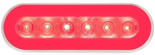 Optronics STL111RC1224B LED Tail Light for RC Dirt Oval Bodies PL3 Clear 12 24V Pack of 1