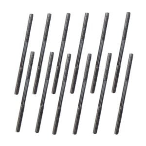 Atomik RC Boat Parts 12Pcs M3 1.78 Inch Pushrod Connector 304 Stainless Steel Rod Linkage for DIY Models