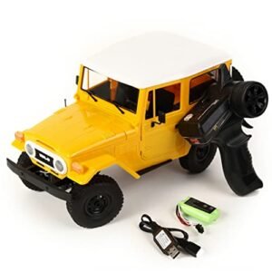 YIKESHU 1/16 Scale RC Truck Mudding 4x4 Rock Crawler with 2.4Ghz Remote Control All Terrain Off Road Vehicle RTR