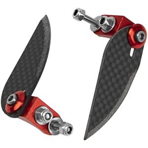 Vgoohobby Adjustable Carbon Fiber Turn Fins 55mmx 21mm RC Water Knife Fit for 60-70cm Electric Nitro Power Remote Control Boats