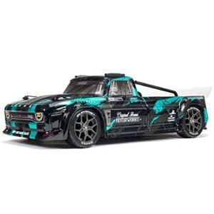ARRMA 1/8 Infraction 4X4 3S BLX 4WD RC Truck with 1/8 RC Street Tires RTR Teal ARA4315V3T2