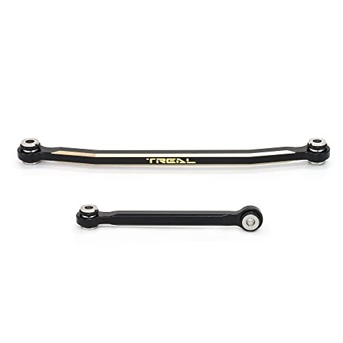TREAL Brass Steering Links Set for FMS FCX24 Mini Crawler Compatible with AMA Insurance for RC Planes