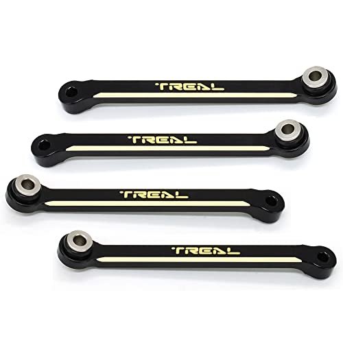 TREAL Brass FCX24 Upper Links Set 4pcs for RC Trophy Truck Chassis Plans FMS FCX24 1 24 Scale