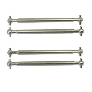 4Pcs Metal Rear Dogbone Drive Shaft QWJ03 for Xinlehong Q901 Q902 Q903 9130 9136 9137 1/16 RC Car Spare Parts Perfect for RC Groups Plans