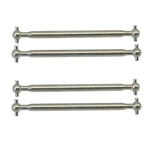 4Pcs Metal Rear Dogbone Drive Shaft QWJ03 for Xinlehong Q901 Q902 Q903 9130 9136 9137 1/16 RC Car Spare Parts Perfect for RC Groups Plans