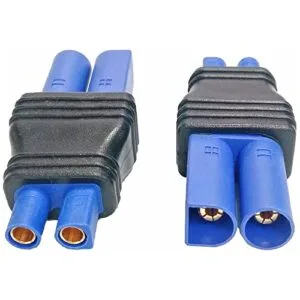 Laisomeke EC5 Male to EC3 Female Plug Connector Adapter 2Pack for 12v Lipo RC Battery