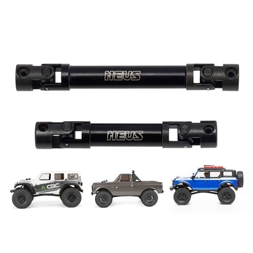 MEUS Racing SCX24 Adjustable Driveshaft Center Drive Shaft Compatible with Axial RC Truck 1/24 SCX24 C10 Bronco JLU 45 58mm and 56 81mm